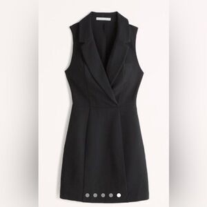 Abercrombie & Fitch Mini Blazer Dress | Black | XXSP